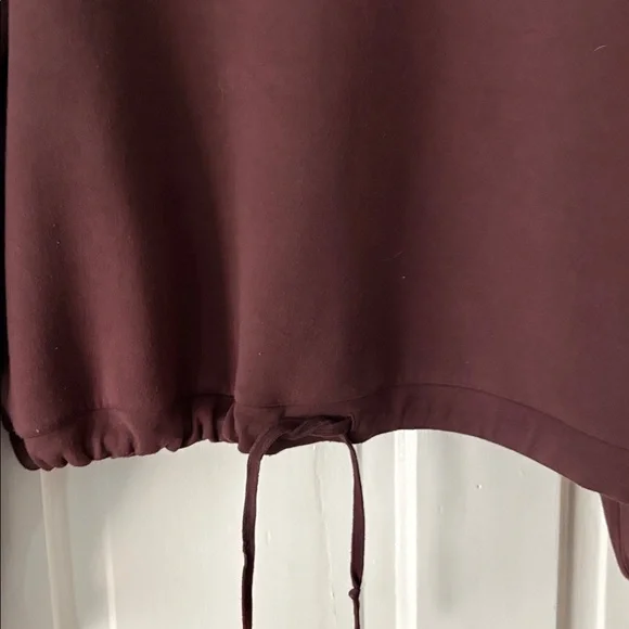 Varley Deep Burgundy /maroon High Neck Top - Picture 4 of 13